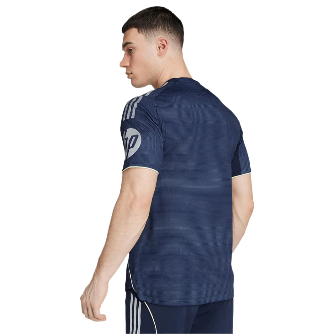 adidas Ã‰. MilitÃ£o Real Madrid 25/26 Away Jersey w/ Champions League Patches (Legend Ink)