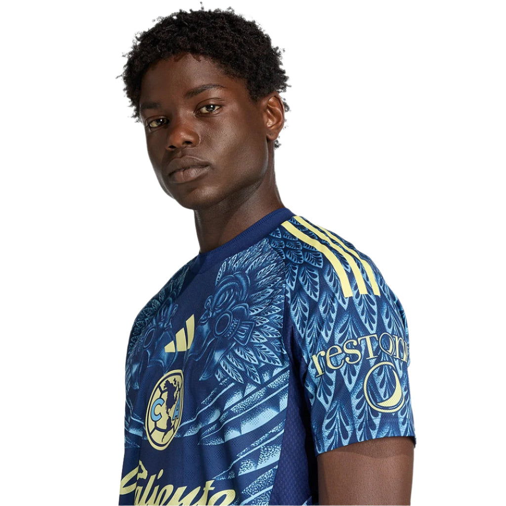 adidas I. Reyes Men's Club AmÃ©rica 25/26 Authentic Away Jersey (Blue)