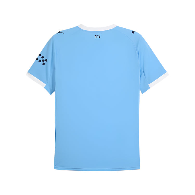 Puma Manchester City Home Jersey 25/26 w/ EPL + Sponsor Patch (Team Light Blue/Puma White)