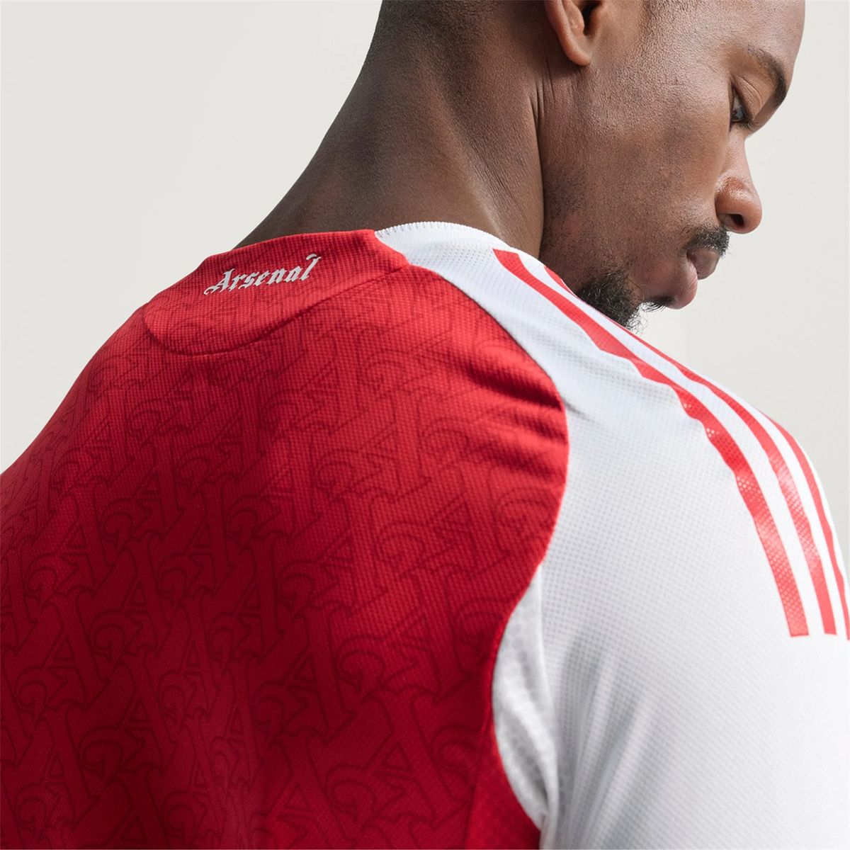 adidas Bukayo Saka Arsenal FC Authentic Home Jersey 25/26 w/ EPL Patch (Better Scarlet/White)