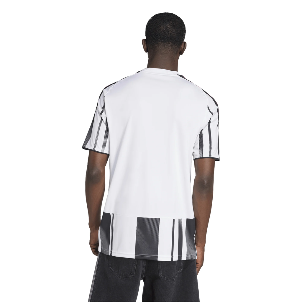 adidas Men's Juventus J. David Home Jersey w/ Serie A Patch 25/26 (White/Black/Pink)