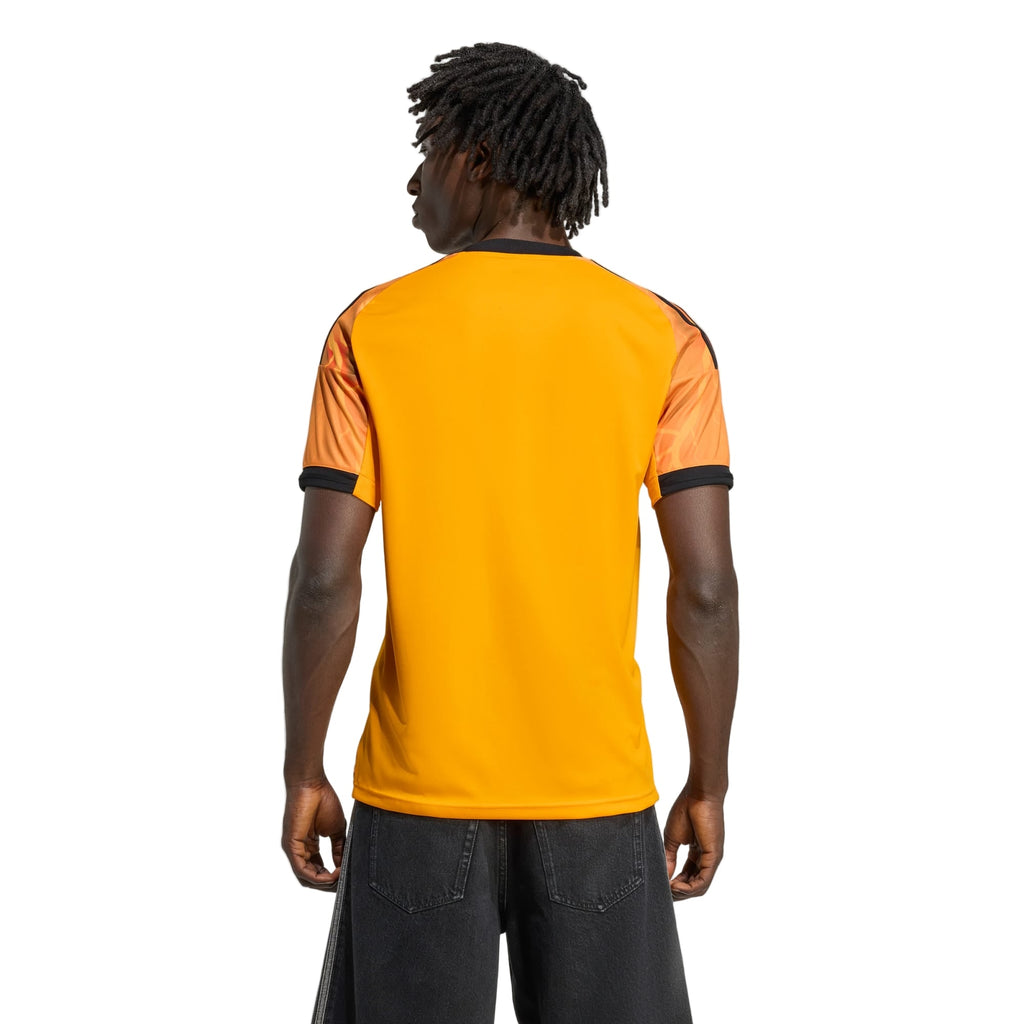 adidas Roma Mehmet Zeki Ã‡elik Away Jersey w/ Serie A Patch 25/26 (Orange/Black)