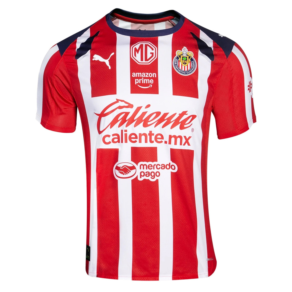 Puma Raul Rangel Men's Chivas De Guadalajara Home Jersey 25/26 (Puma Red/White)
