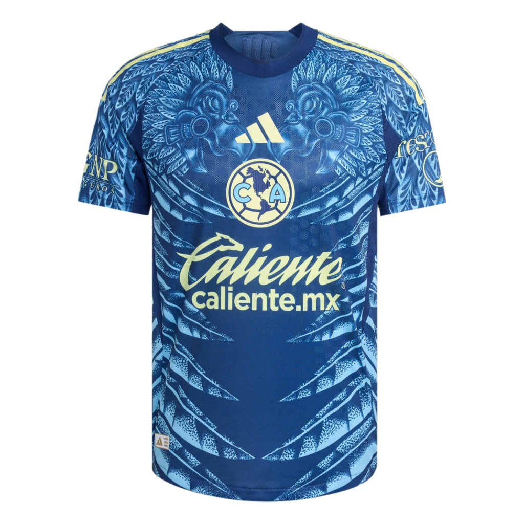 adidas J. Dos Santos Men's Club AmÃ©rica 25/26 Authentic Away Jersey (Blue)