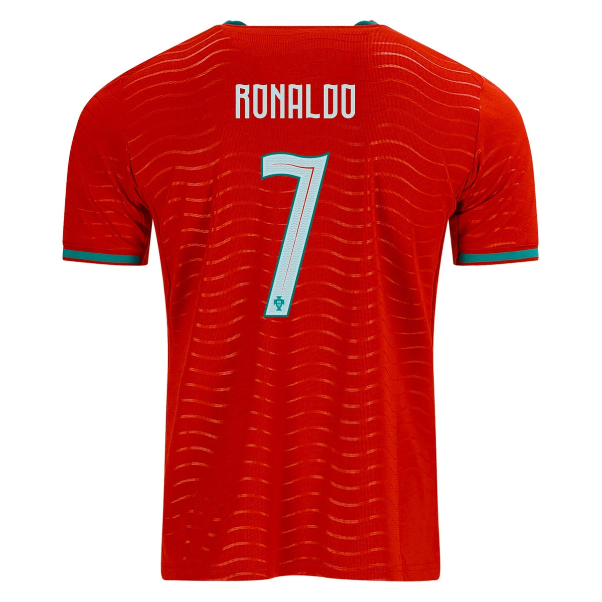 PUMA Men's Portugal Cristiano Ronaldo Home World Cup 2026 Soccer Jersey (Club Red/Green Lagoon)