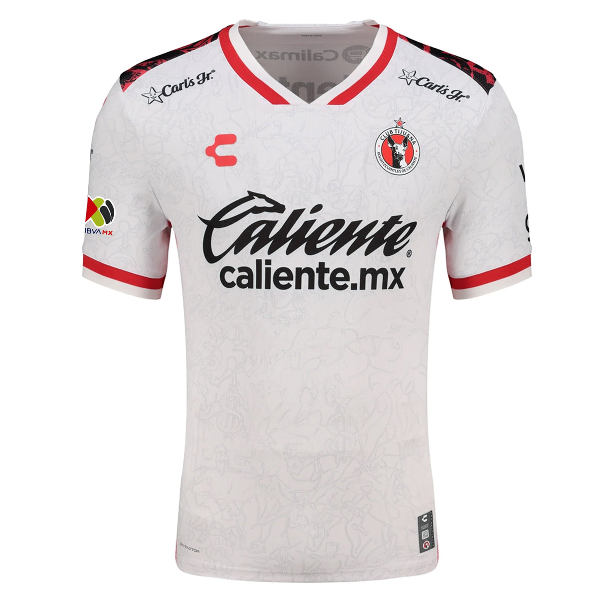 Charly Domingo Blanco Men's Xolos De Tijuana Away Jersey 25/26 w/ BBVA MX Patch (White)