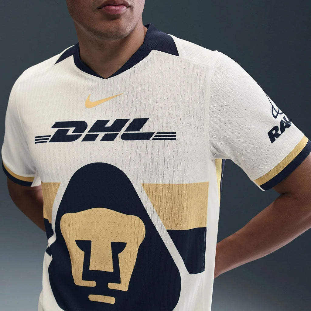 Nike Pumas UNAM Authentic Home Jersey 25/26 (Sail/Obsidian/Club Gold)