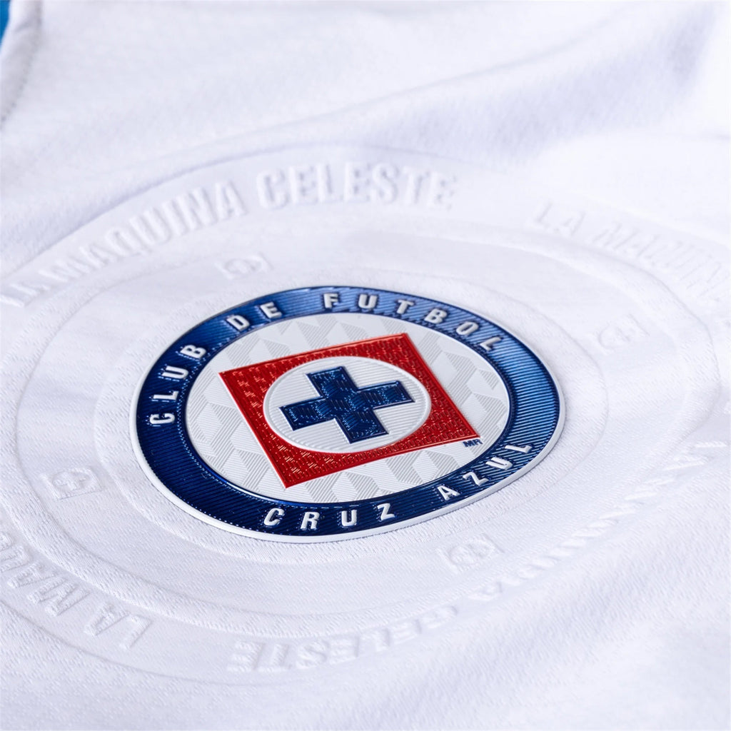 Pirma Gabriel FernÃ¡ndez Cruz Azul Away Jersey 24/25 (White/Blue)