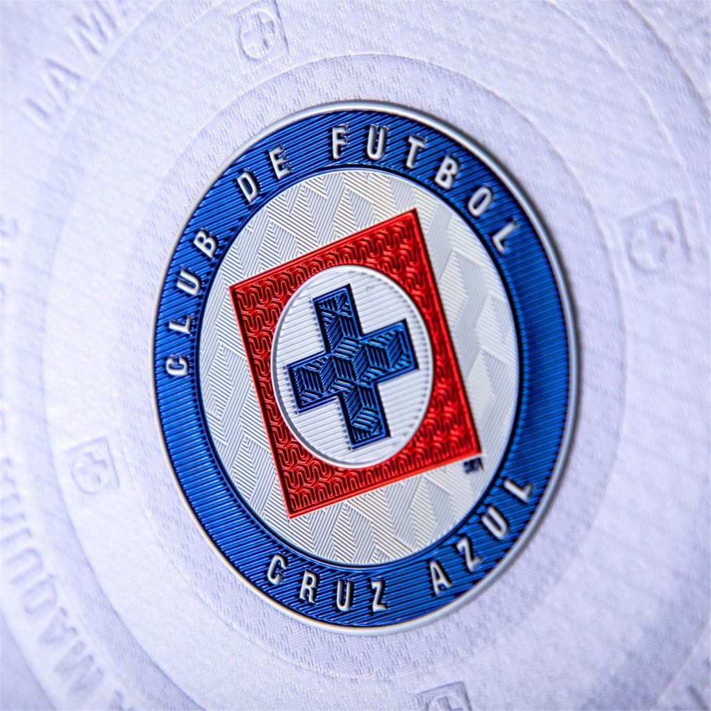 Pirma Lorenzo Faravelli Cruz Azul Away Jersey 24/25 (White/Blue)