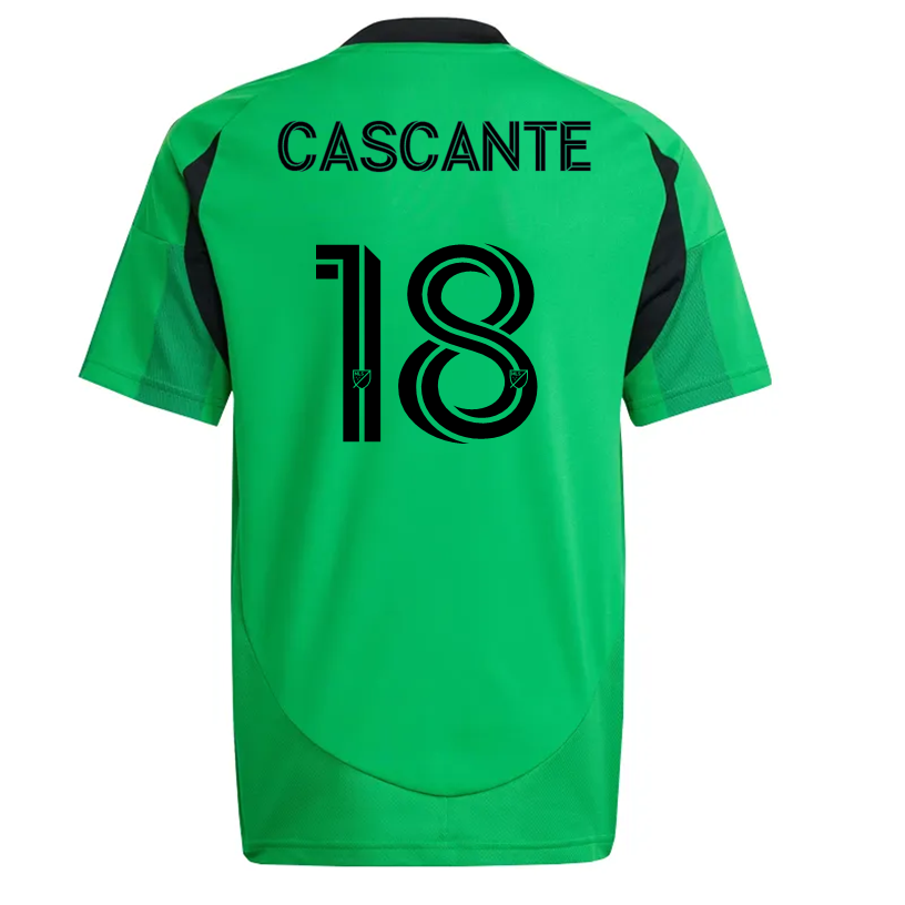 adidas Austin FC Julio Cascante Home Jersey 25/26 (Real Green)