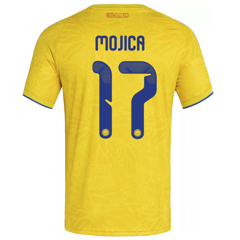 adidas Men's Mojica Colombia 2026 Home Jersey (Impact Yellow)