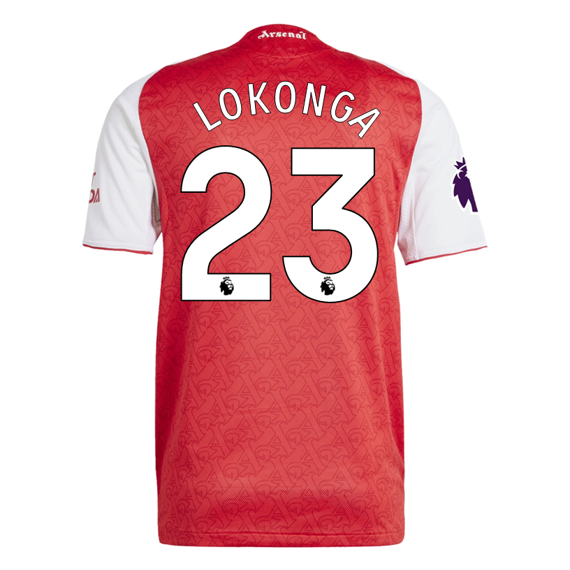 adidas Mikel Merino Arsenal FC Authentic Home Jersey 25/26 w/ EPL Patch (Better Scarlet/White