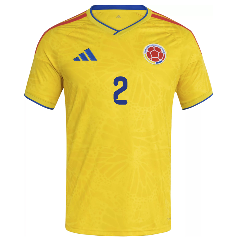 adidas Men's Cuesta Colombia 2026 Home Jersey (Impact Yellow)