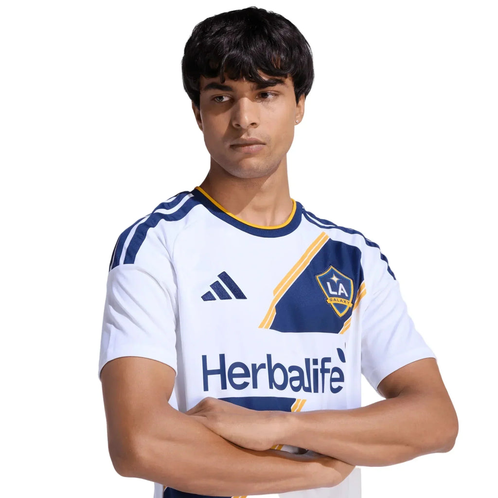 adidas Men's Ramos JR LA Galaxy Home Stadium Jersey 26/27 (White)