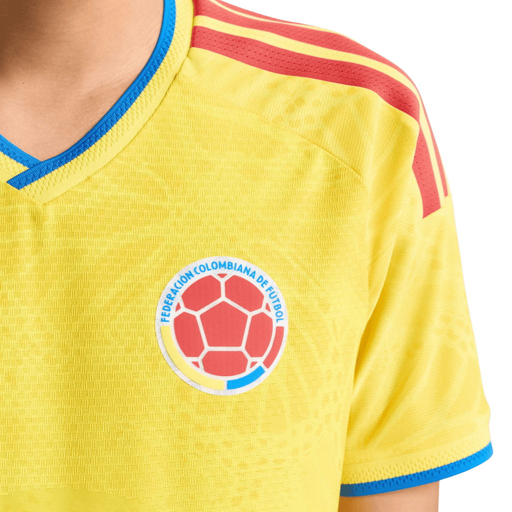 adidas Men's D. Sanchez Colombia 2026 Authentic Home Jersey (Impact Yellow)