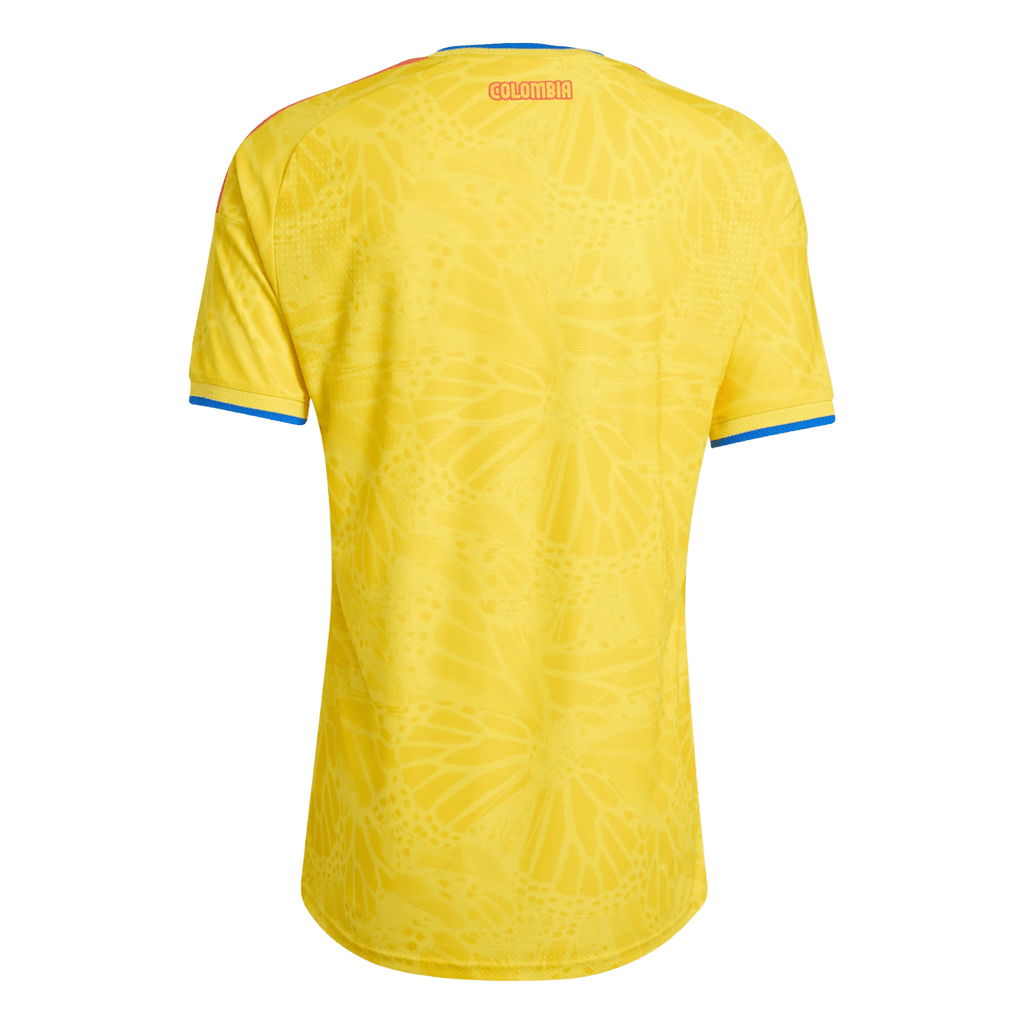 adidas Men's Asprilla Colombia 2026 Authentic Home Jersey (Impact Yellow)