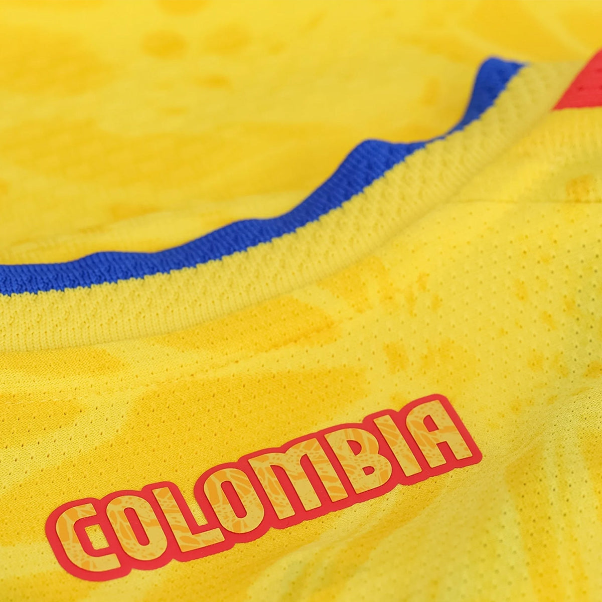 adidas Men's Borja Colombia 2026 Authentic Home Jersey (Impact Yellow)