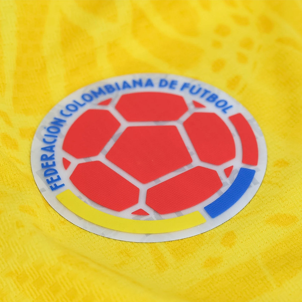 adidas Men's Asprilla Colombia 2026 Authentic Home Jersey (Impact Yellow)