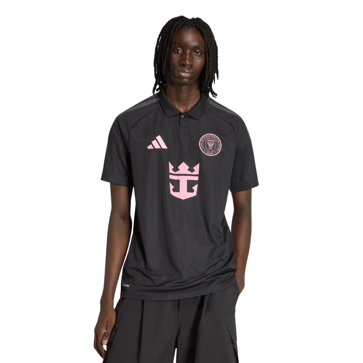 adidas Men's Taylor Inter Miami CF 26/27 Away Jersey (Black/Pink)