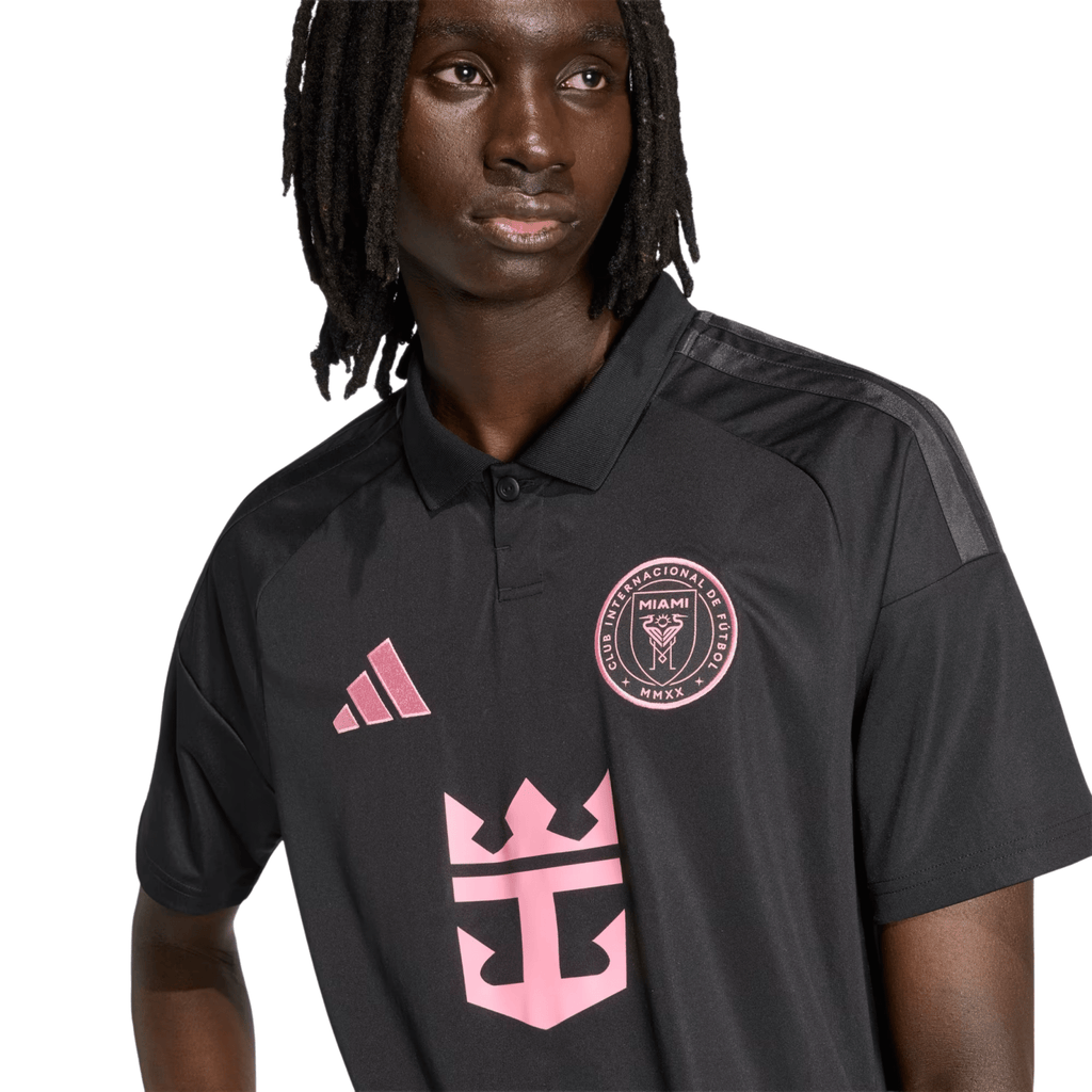 adidas Men's Bright Inter Miami CF 26/27 Away Jersey (Black/Pink)