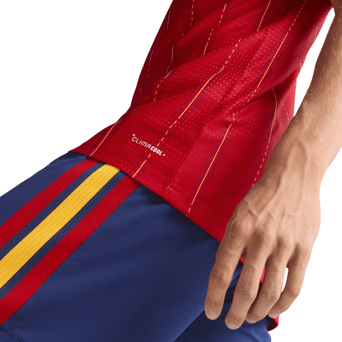 adidas Men's Cucurella Spain Authentic World Cup Home Jersey 2026 (Vivid Red)