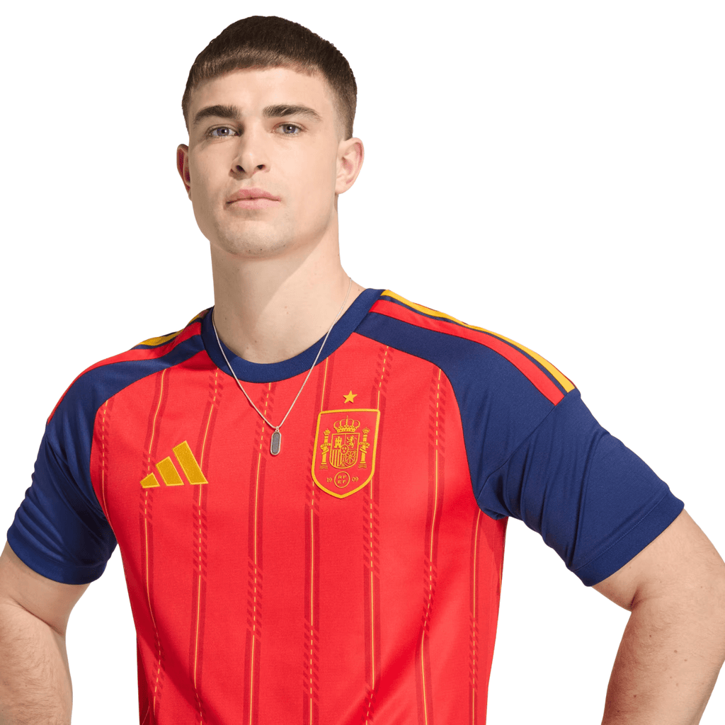adidas Men's Ferran Spain World Cup Home Jersey 2026 (Vivid Red)