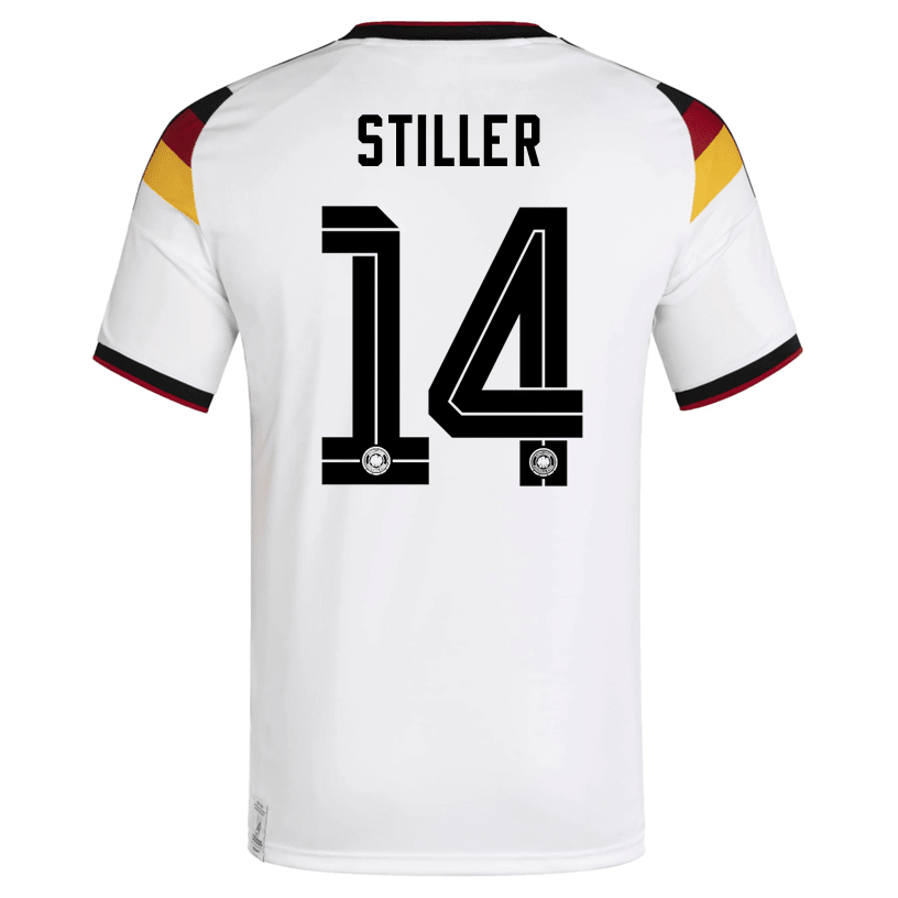 adidas Men's Stiller Germany Home World Cup Jersey 2026 (White/Black)