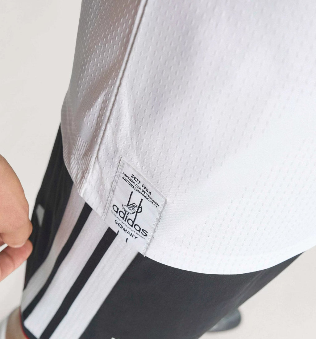 adidas Men's Nubel Germany Authentic Home World Cup Jersey 2026 (White/Black)
