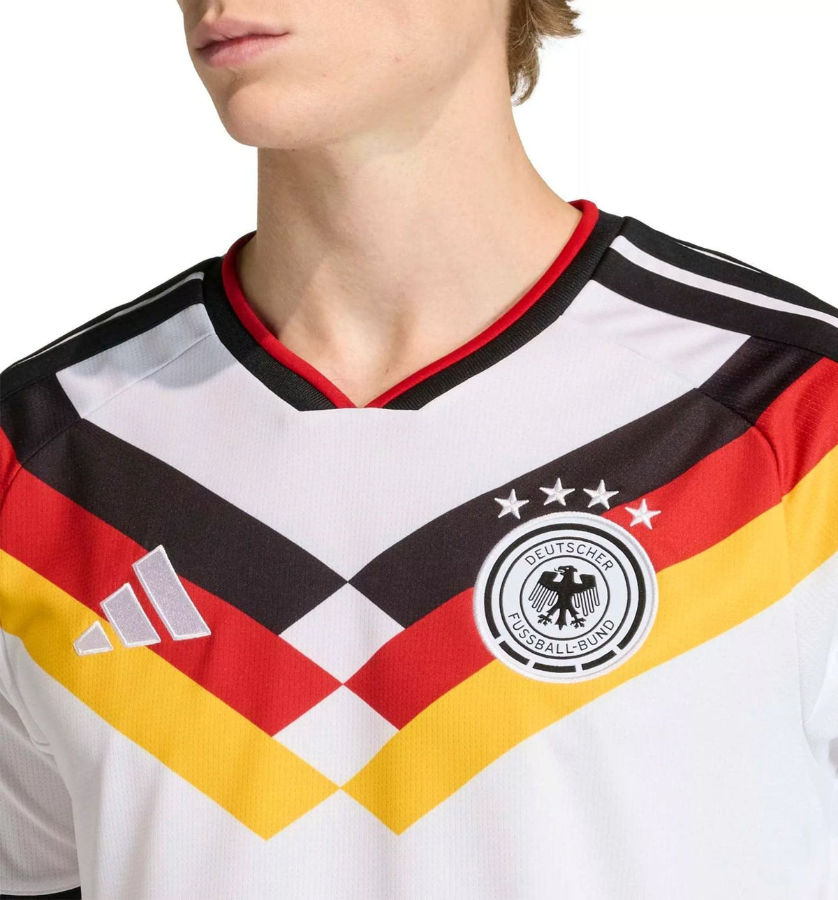 adidas Men's Adeyemi Germany Home World Cup Jersey 2026 (White/Black)