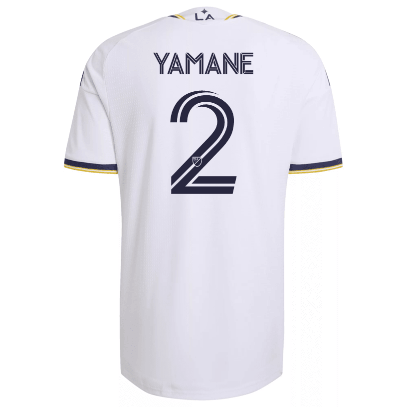 adidas Men's Yamane LA Galaxy Authentic Match Home Jersey 26/27 (White)