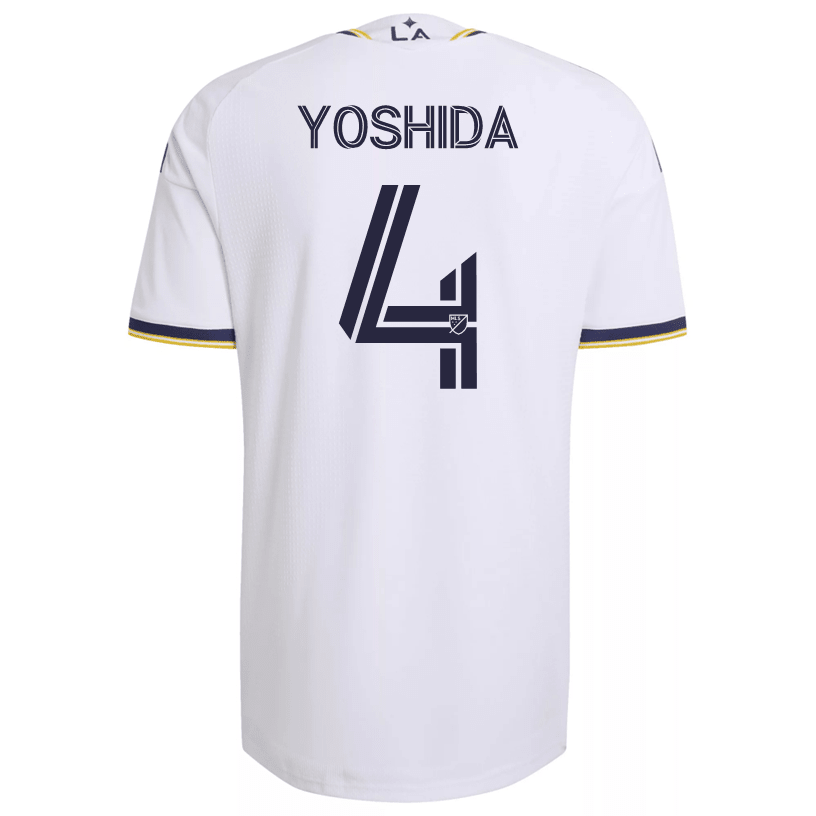 adidas Men's Yoshida LA Galaxy Authentic Match Home Jersey 26/27 (White)