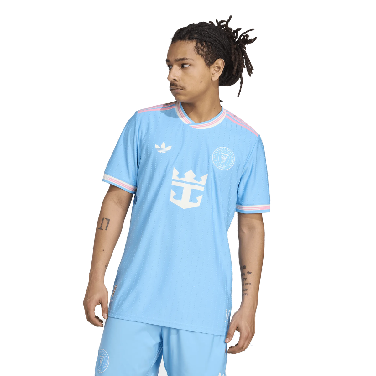 adidas Fray Inter Miami Authentic Third Jersey 25/26 (Blue/Pink)