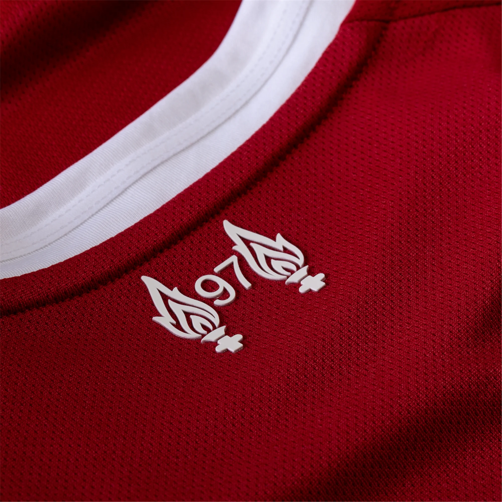 adidas Liverpool Home Long Sleeve Jersey 25/26 (Strawberry Red)