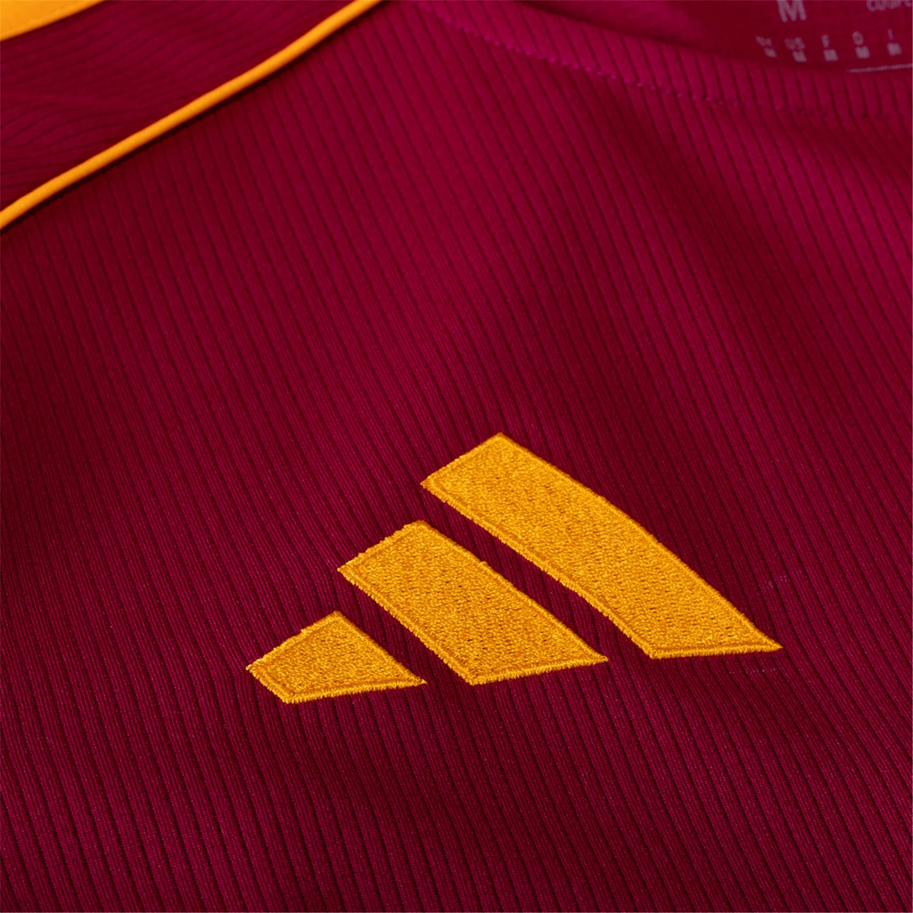 adidas Men's Roma Neil El Aynaoui Home Jersey w/ Europa League Patches 25/26 (Burgundy)