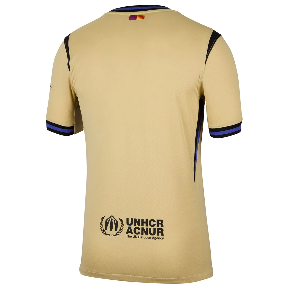 Nike Men's FC Barcelona Away Jersey 25/26 (Team Gold/Persion Violet/Black)