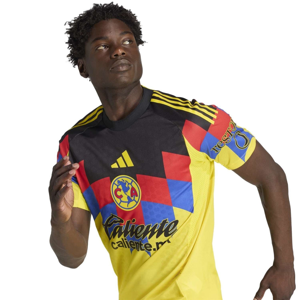 adidas Henry Martin Men's Club America 25/26 Authentic Home Jersey (Yellow)
