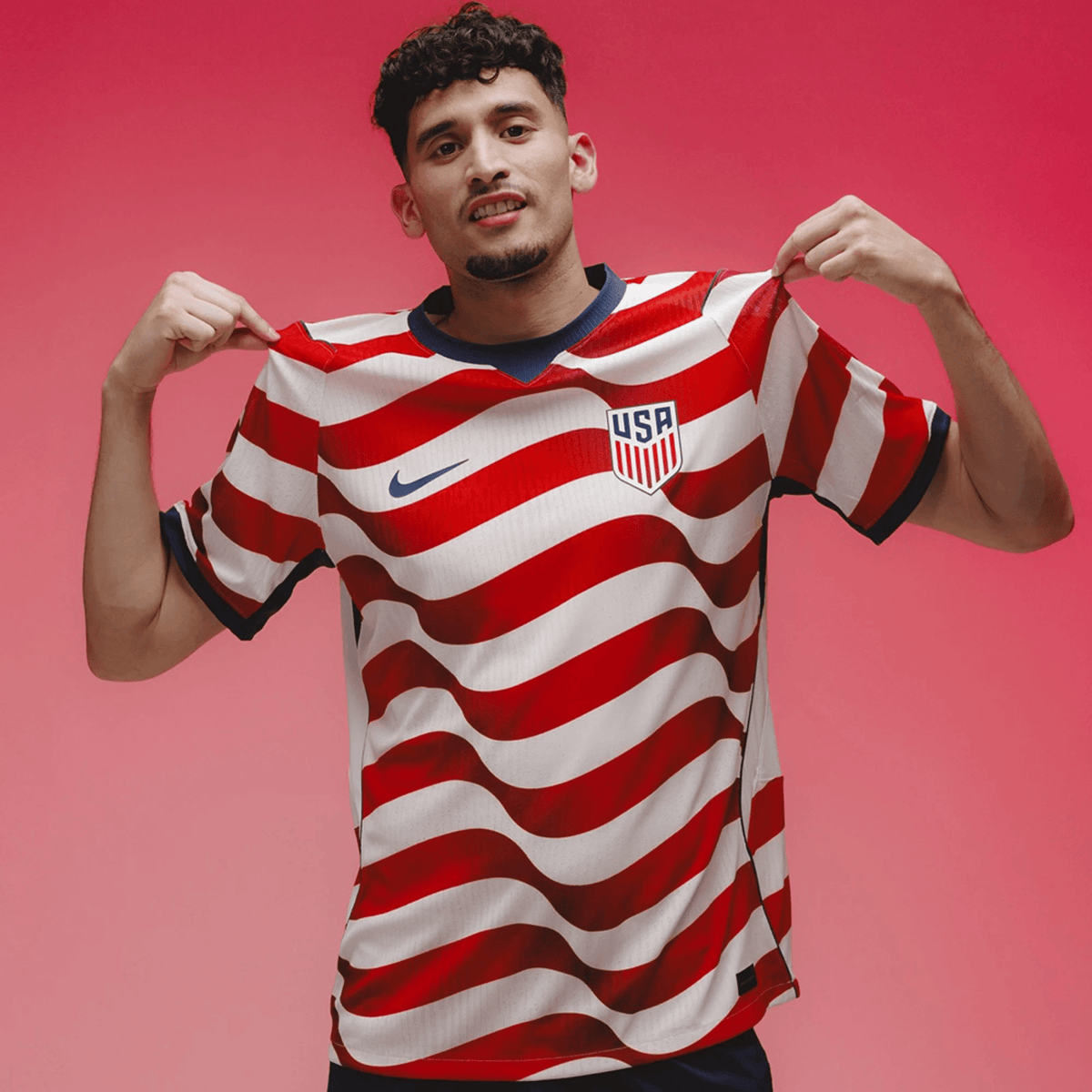 Nike Mens Adams United States Match Authentic Home Jersey 2026 (Sail/Midnight Navy)