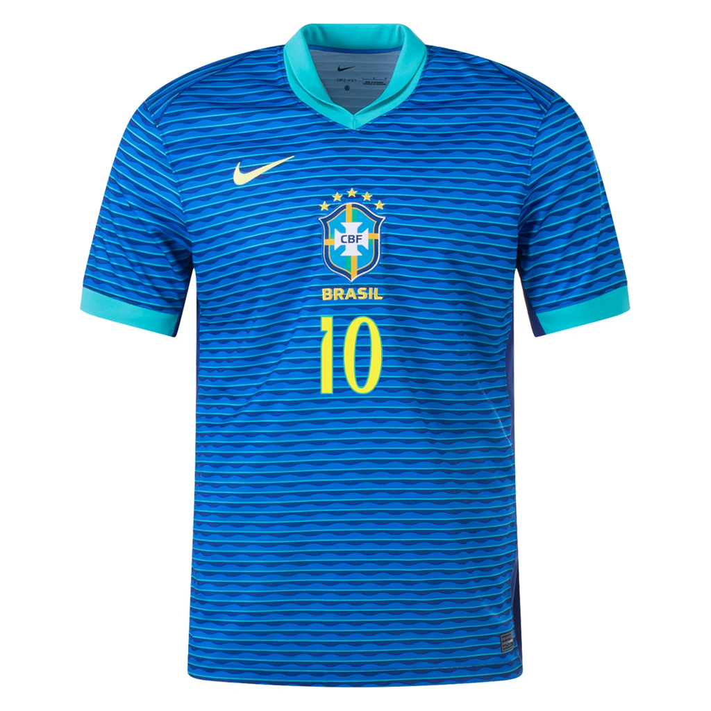 Nike Mens Brazil Pele Away Jersey 24/25 (Soar/Dynamic Yellow)